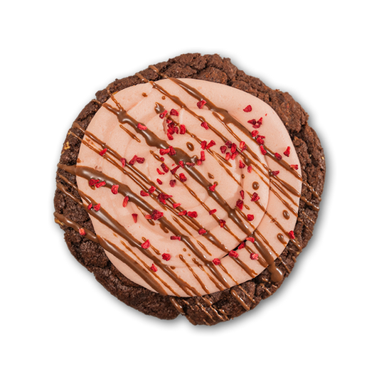 Triple Choc Raspberry Cookie